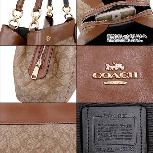 COACH LEXY SHOULDER BAG IN CANVAS - Picture 4 of 5